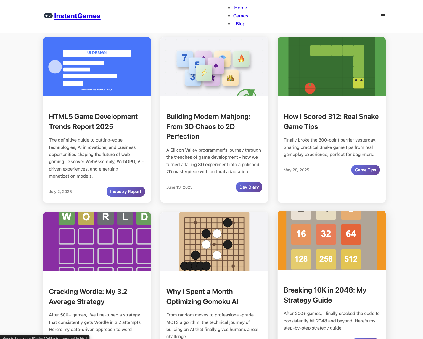 Instant Free Html Games
