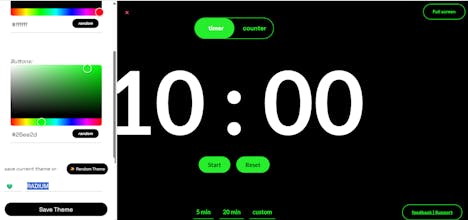 Simpletimer.space gallery image