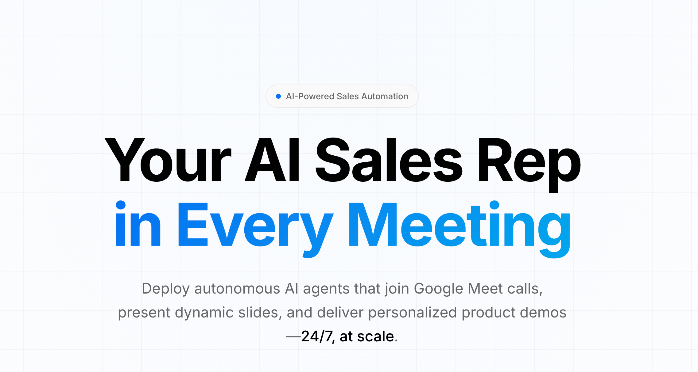 AI sales rep gallery image