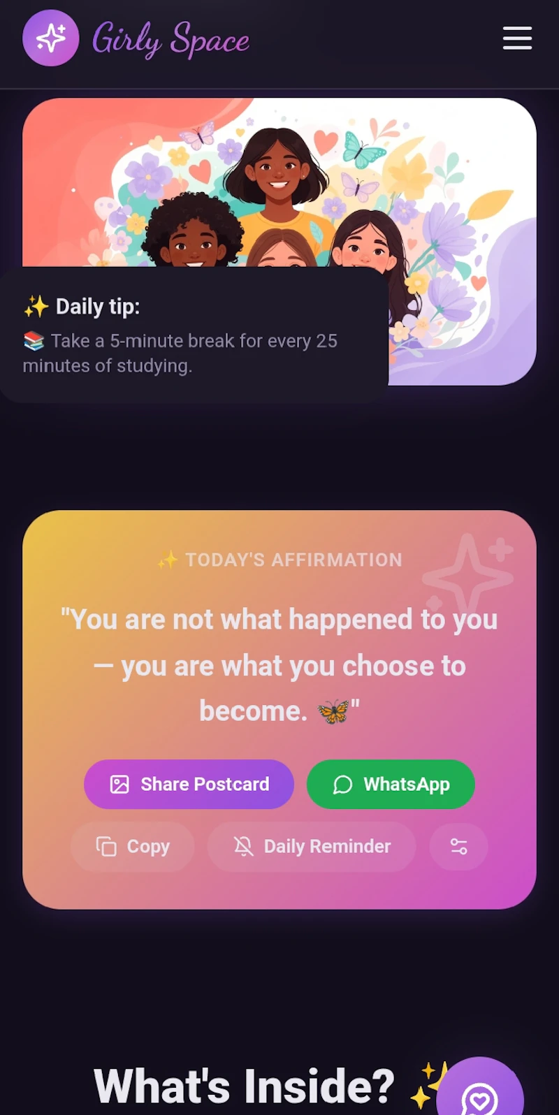 Girly Space screenshot 2