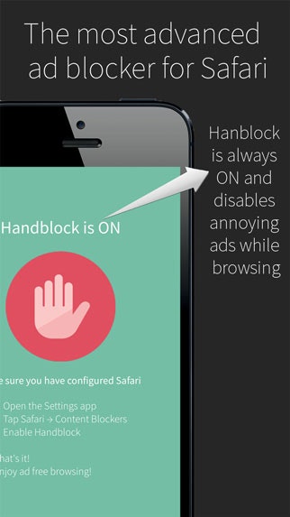 Handblock - Block Ads and Trackers for iOS 9 gallery image