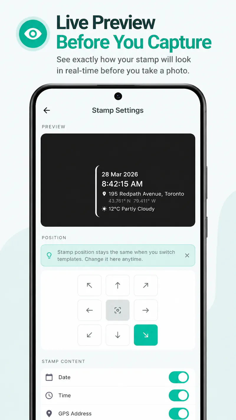 Timestamp Pro screenshot 4