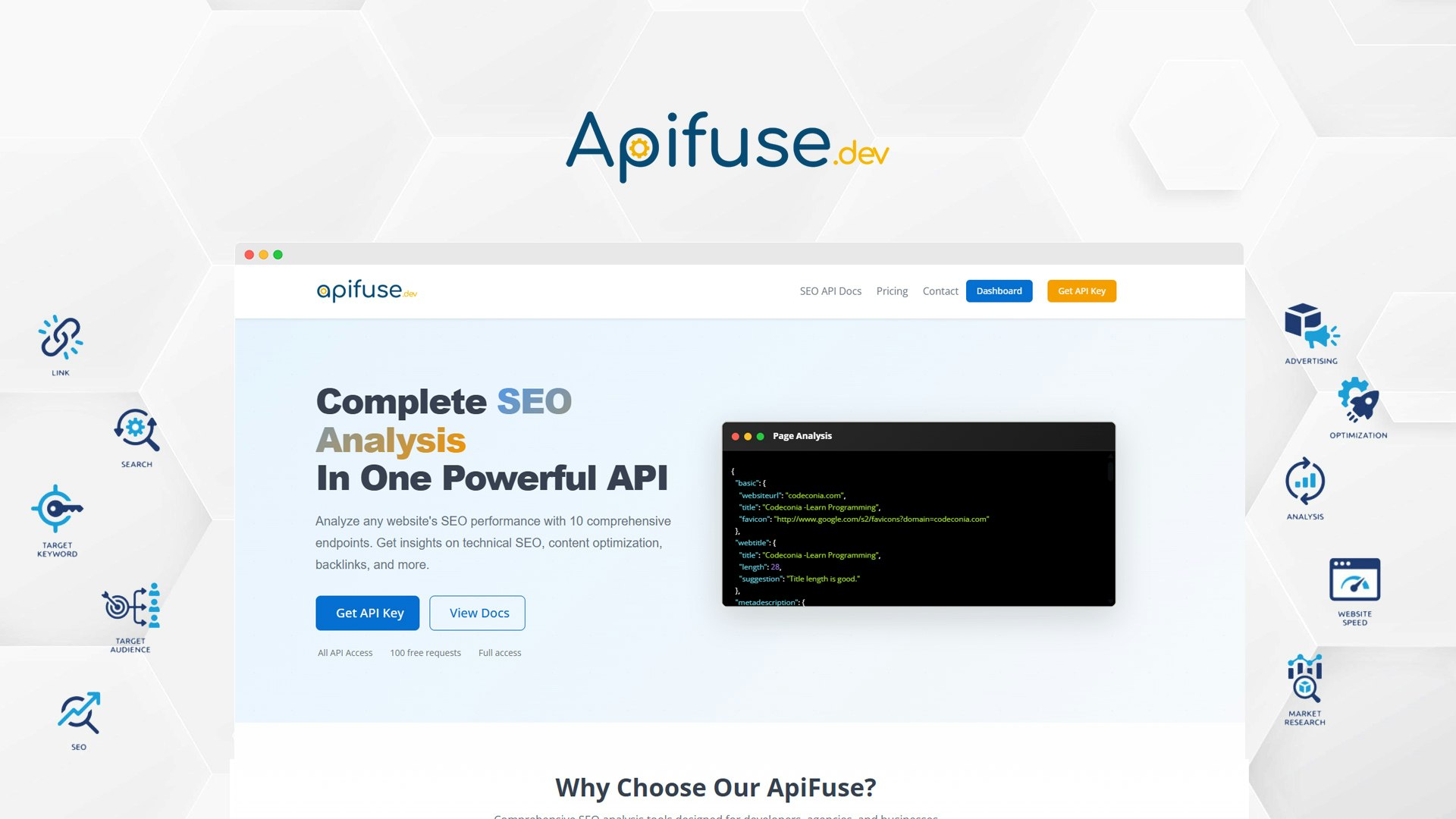 APIFuse - All in one SEO API media 1