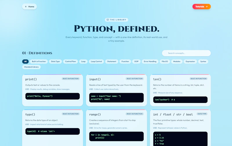 Pynexa — Master Python, Beautifully screenshot 3