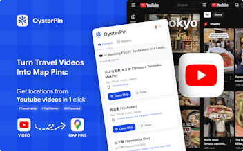 OysterPin: Extract locations from videos gallery image