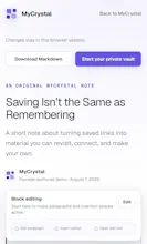 MyCrystal — X posts and web to Markdown gallery image
