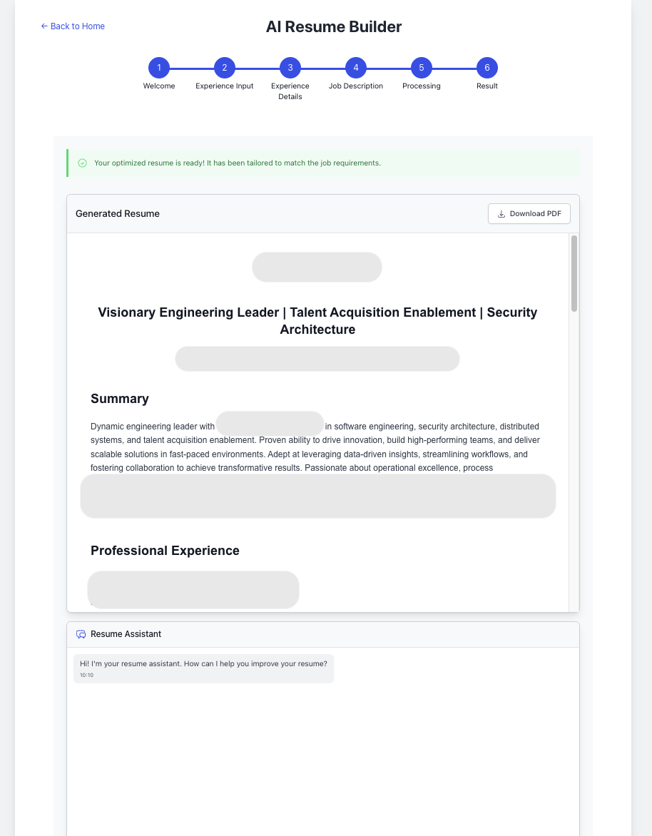 AI Resume Builder gallery image