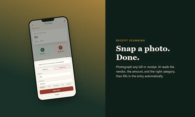 RozProfit — know what you kept, today screenshot 2