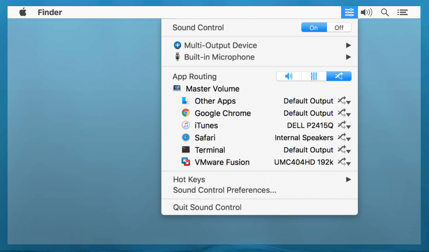 sound control apps
