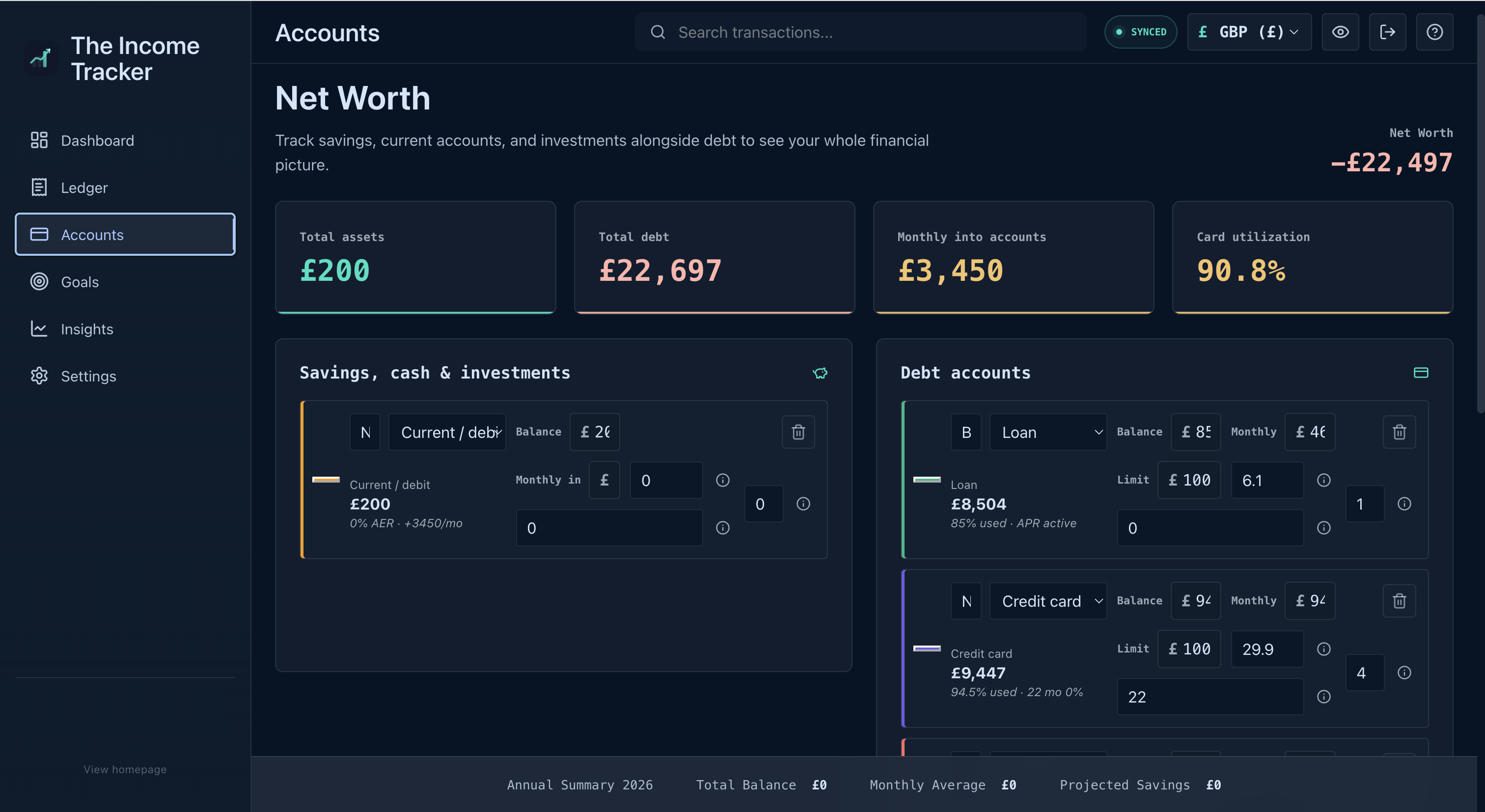 The Income Tracker gallery image