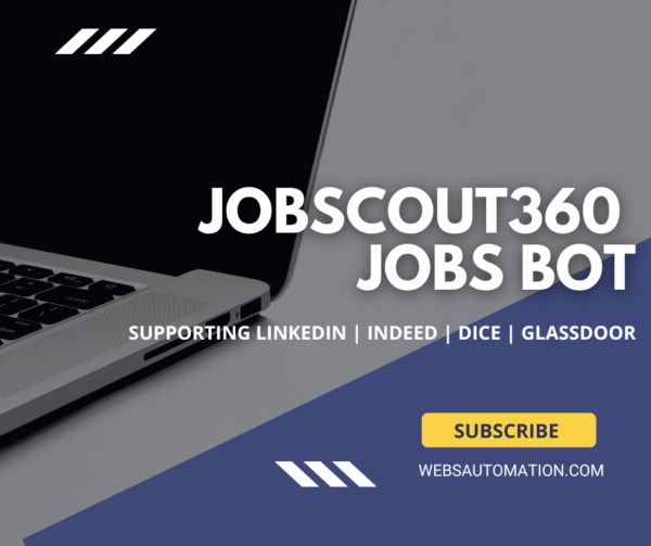 JobScout360 Jobs Bot | Webs-Automation