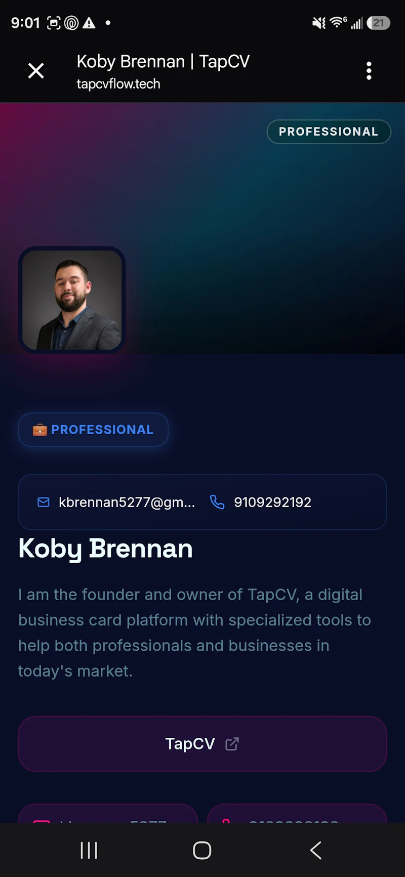 TapCV screenshot 2