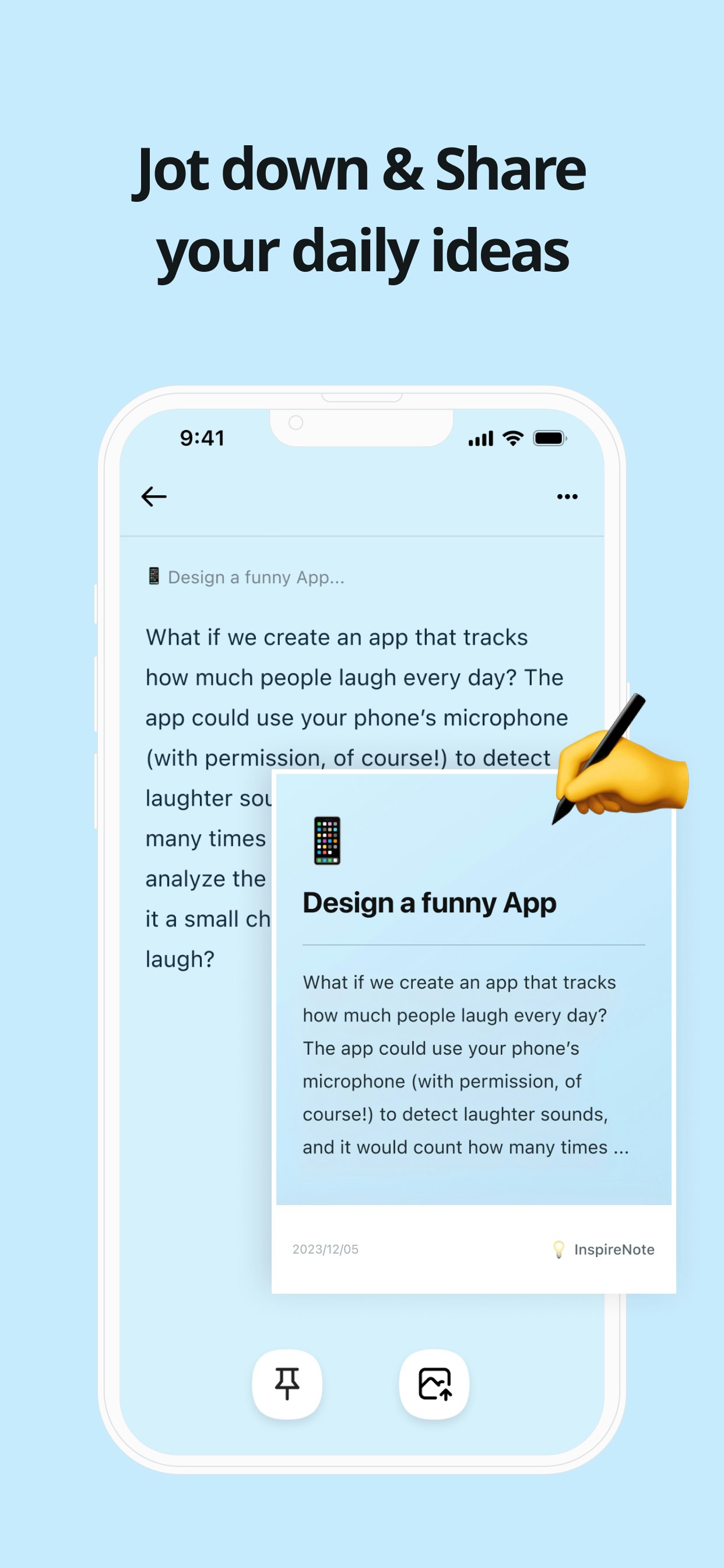 Inspiratie - Uw Personal Idea Generator & Note -app media 2