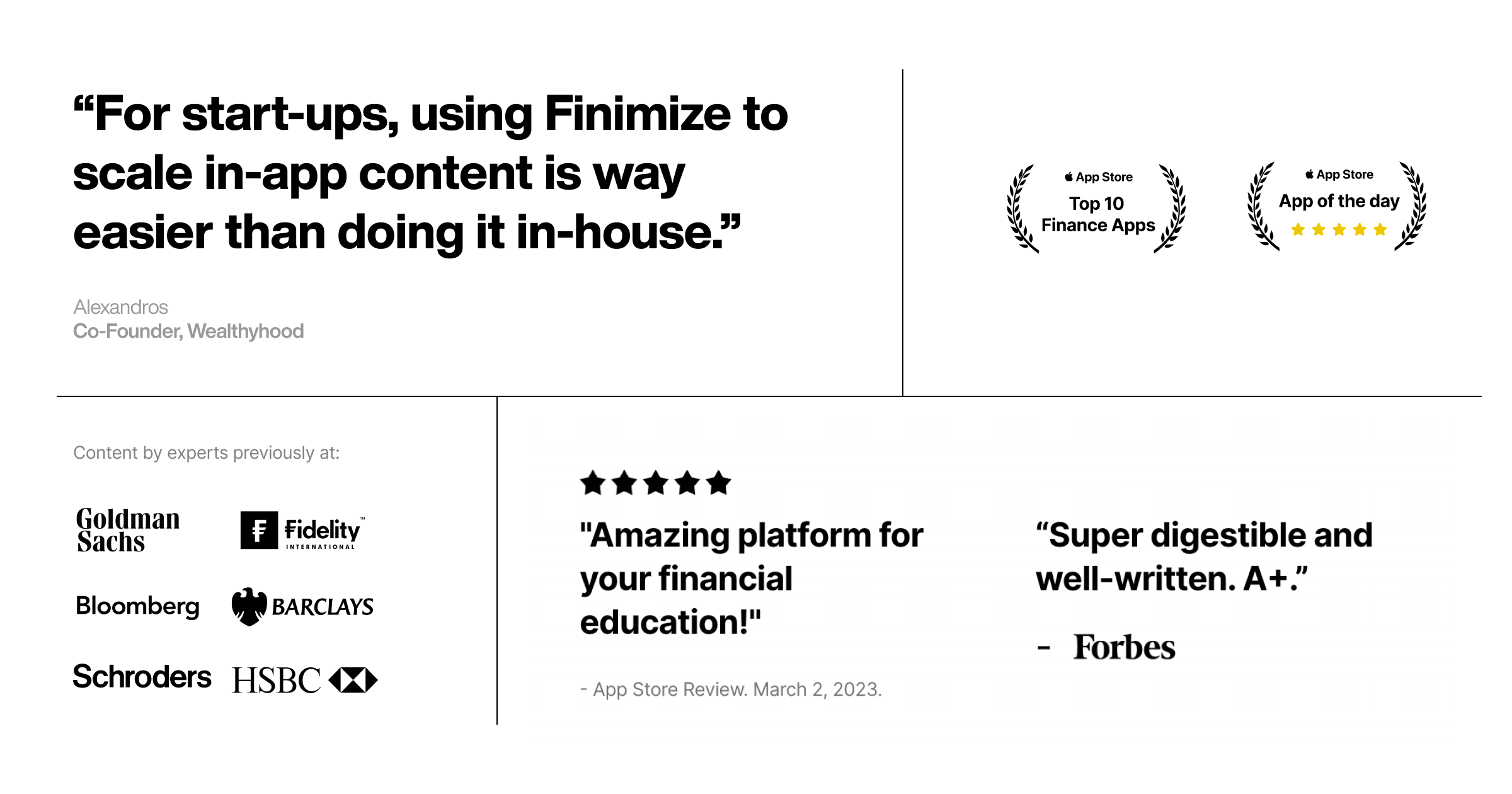 La API de Finimize media 4