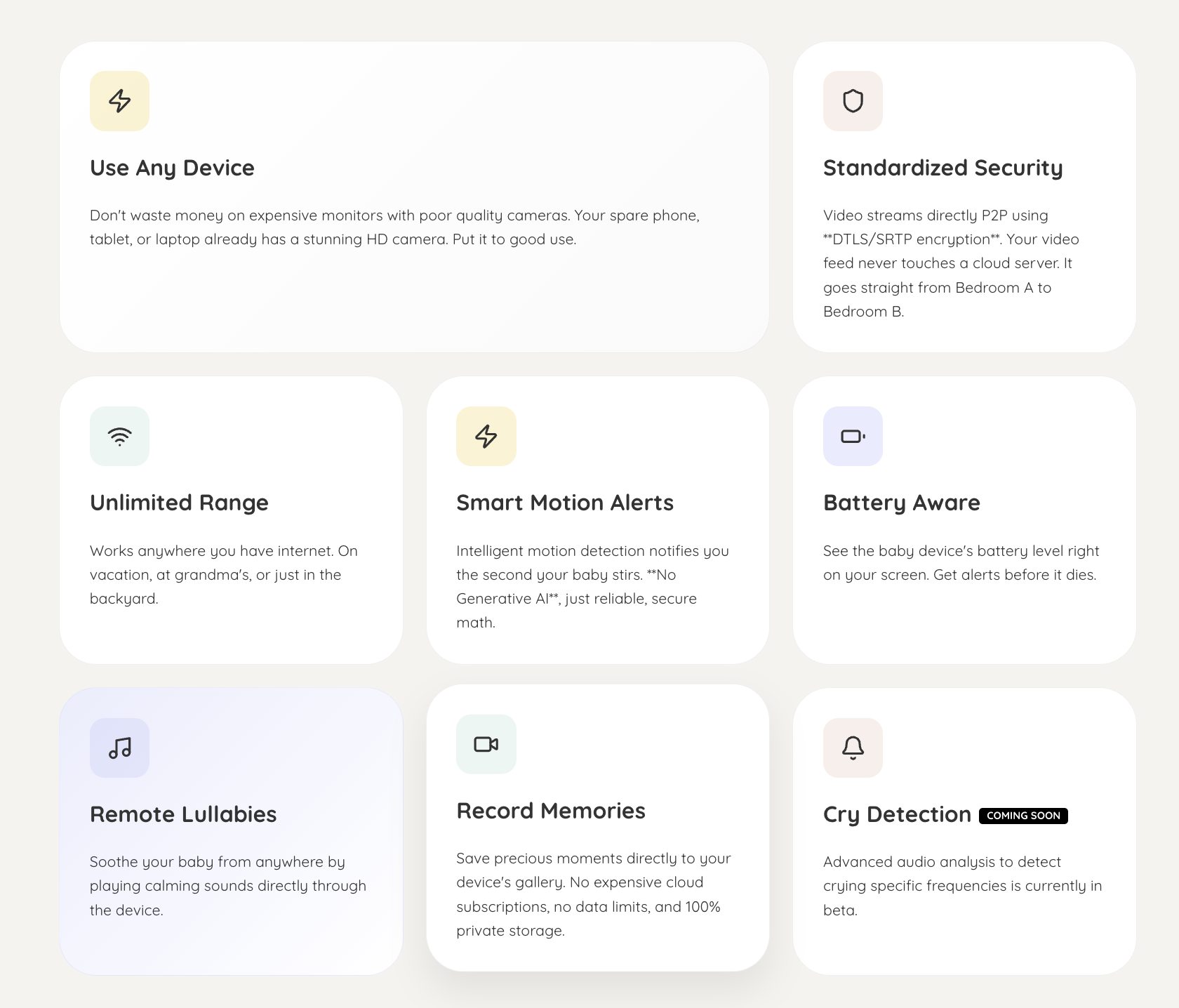 GoodBaby - Screenshot 2 showing product features and functionality