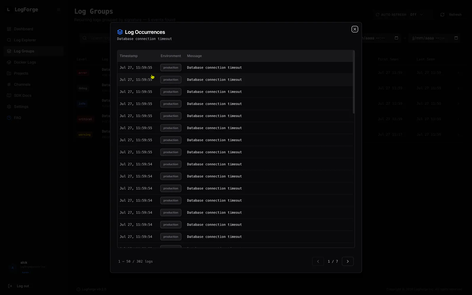 LogForge screenshot 4