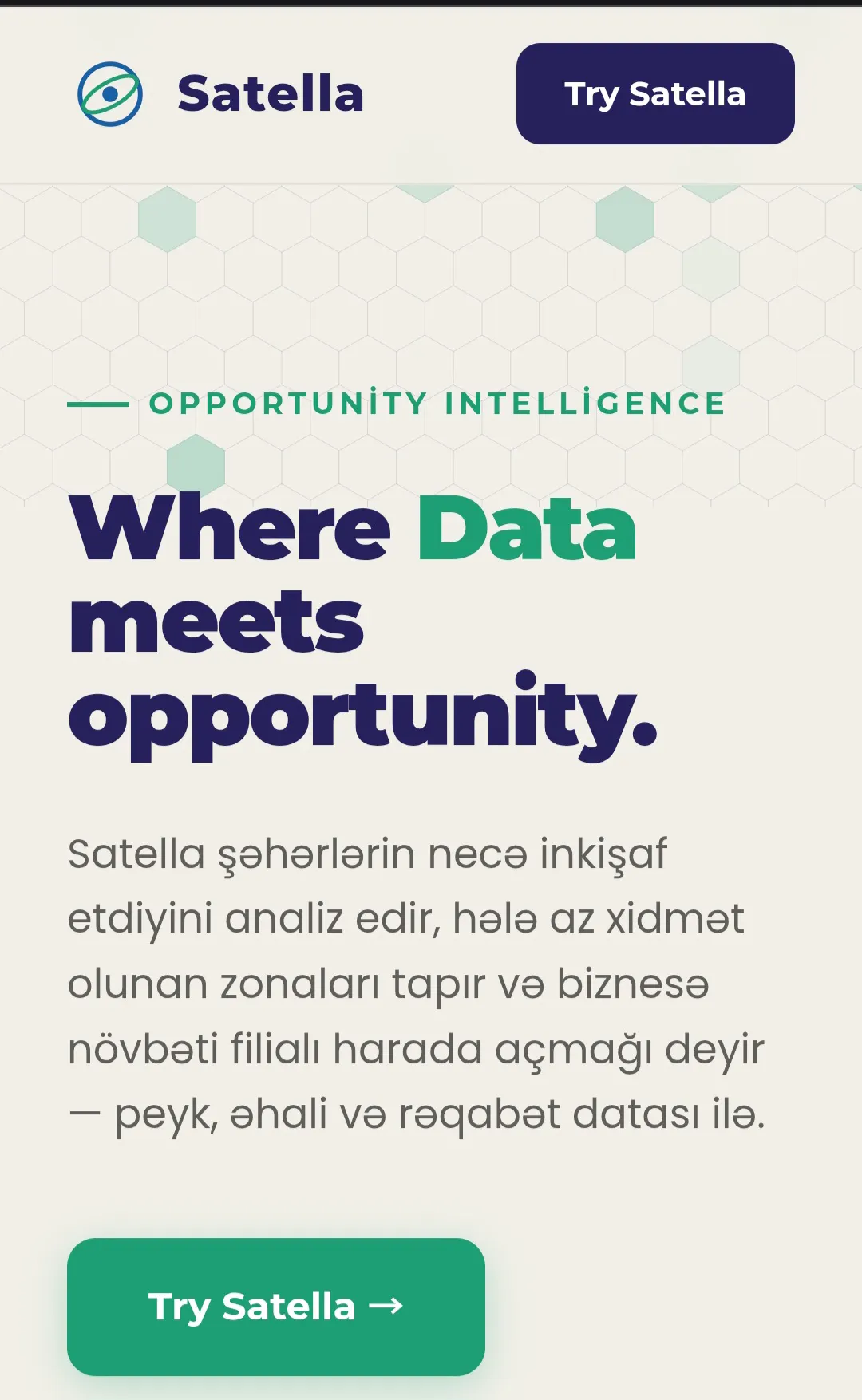 Satella — Where data meets opportunity. gallery image