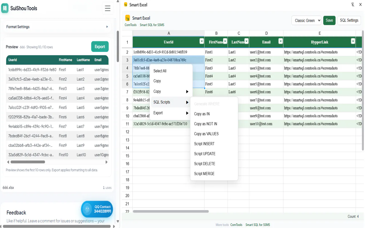 Table to SQL Generator gallery image