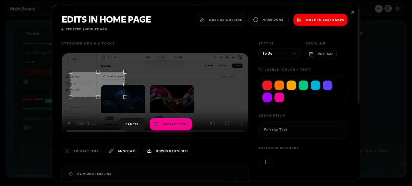 XPACED - Screenshot 5 showing product features and functionality
