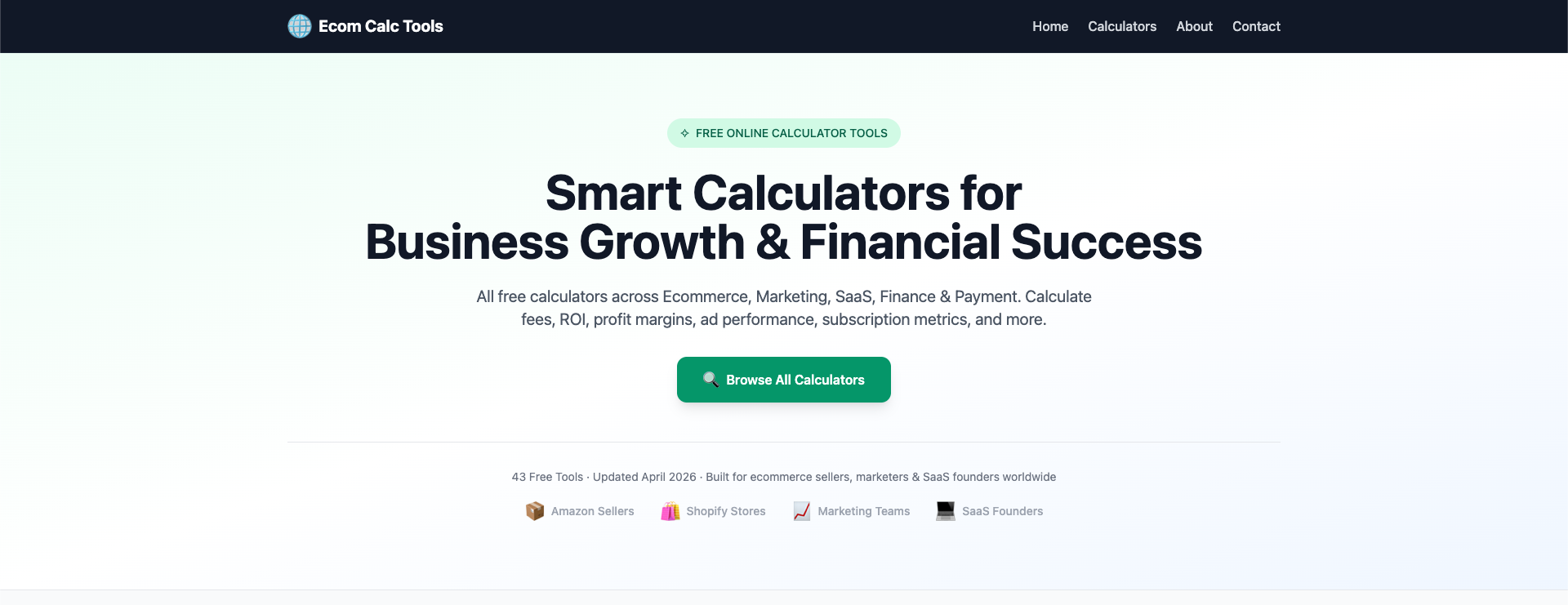 EcomCalcTools gallery image