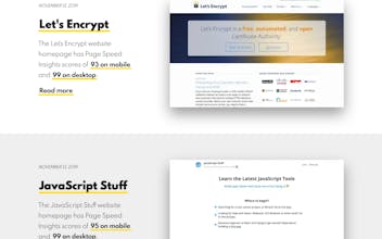 Really Fast Sites gallery image