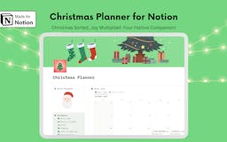 Christmas Planner for Notion media 1