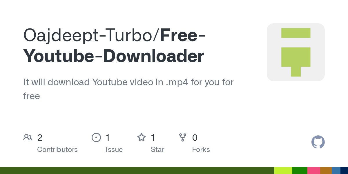 Free YouTube Downloader  - Main product screenshot demonstrating key features and user interface