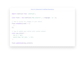 CodeFlask gallery image