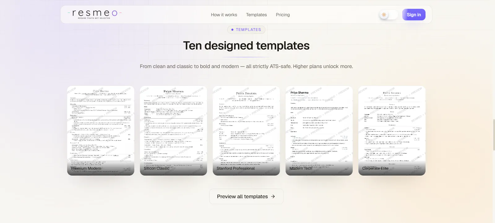 Resmeo screenshot 3