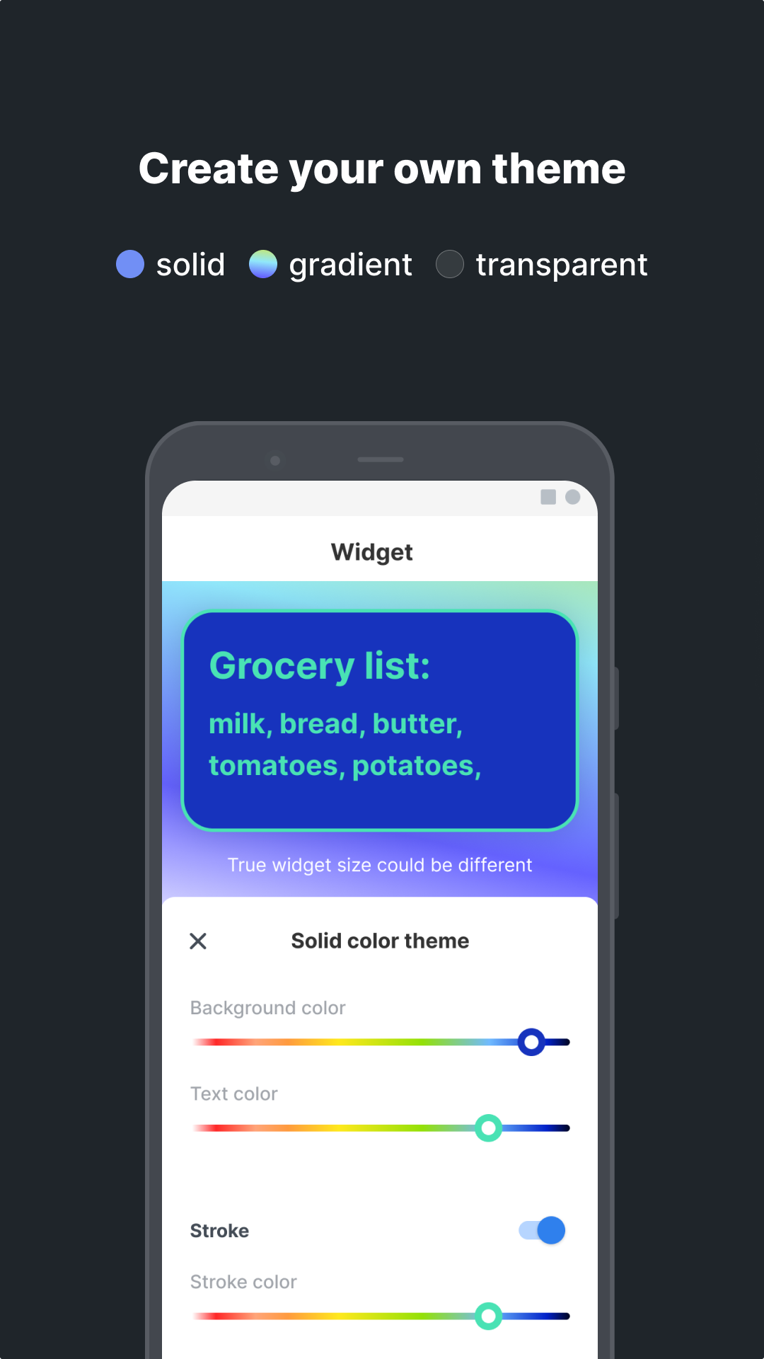 Sticky Notes Widget gallery image