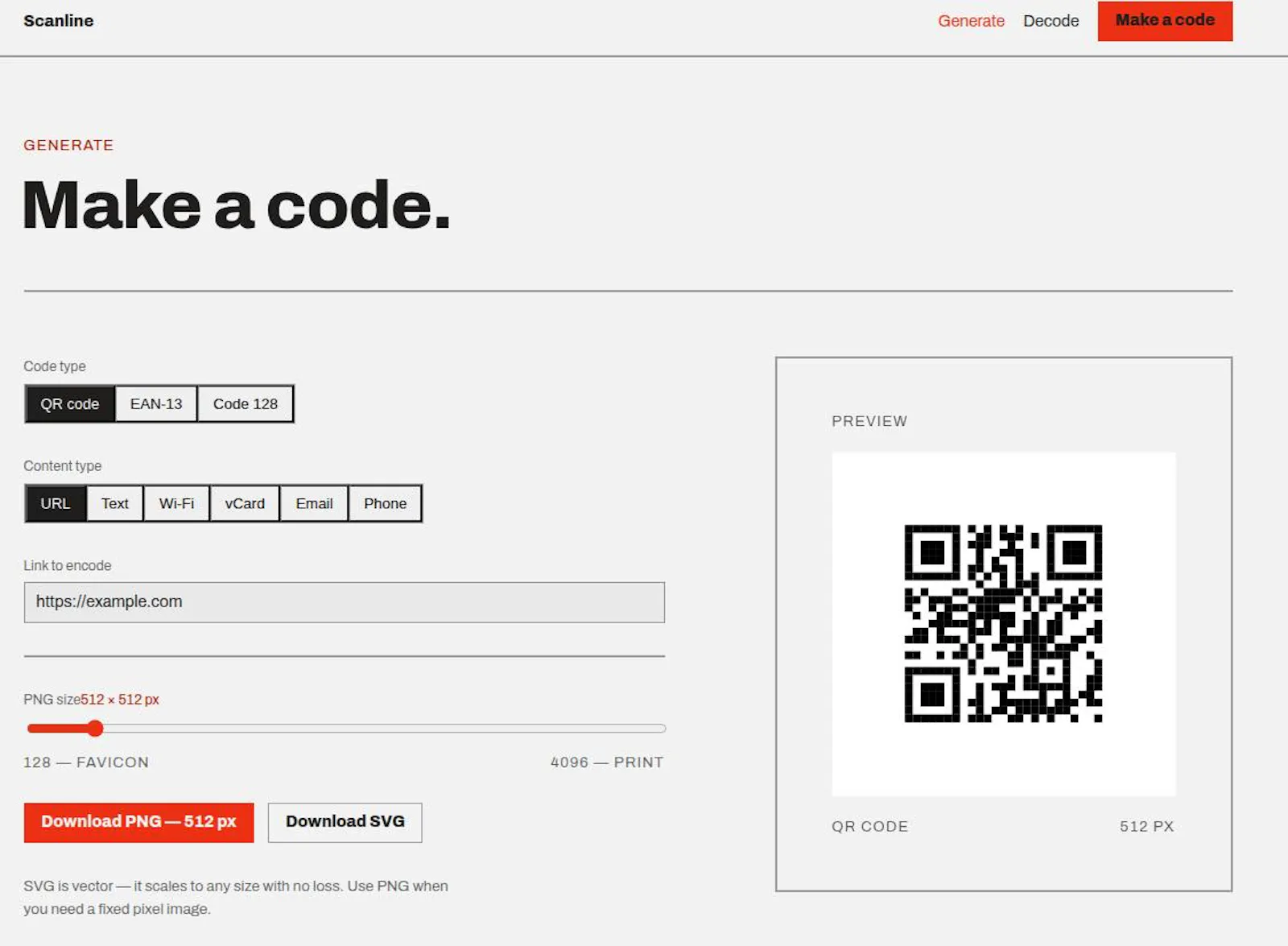 Scanline — QR & barcode tools screenshot 2