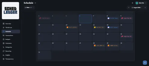 Sched Ledger gallery image