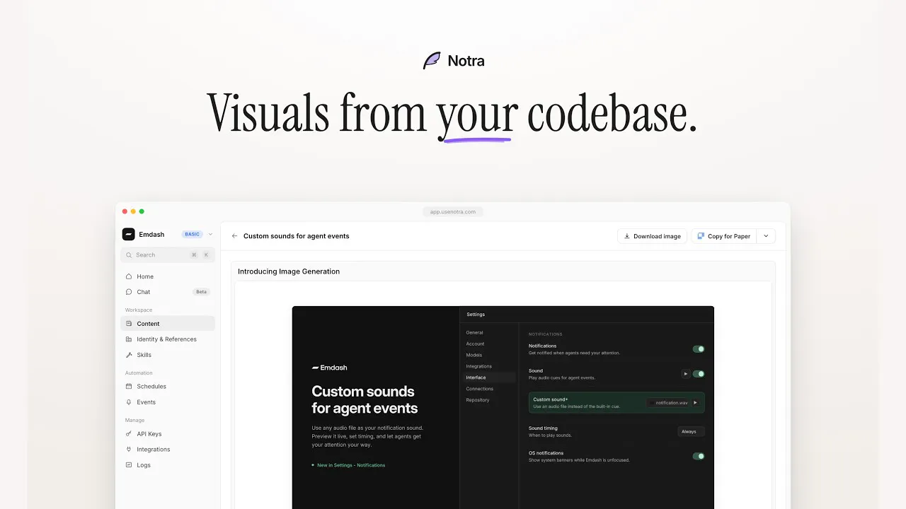 Notra screenshot 1