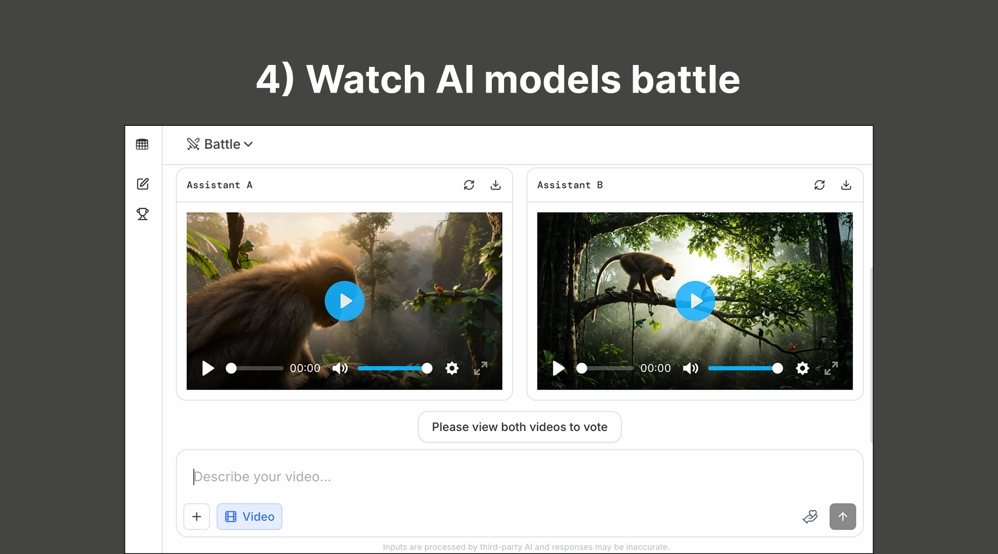 Create AI Videos on LMArena gallery image