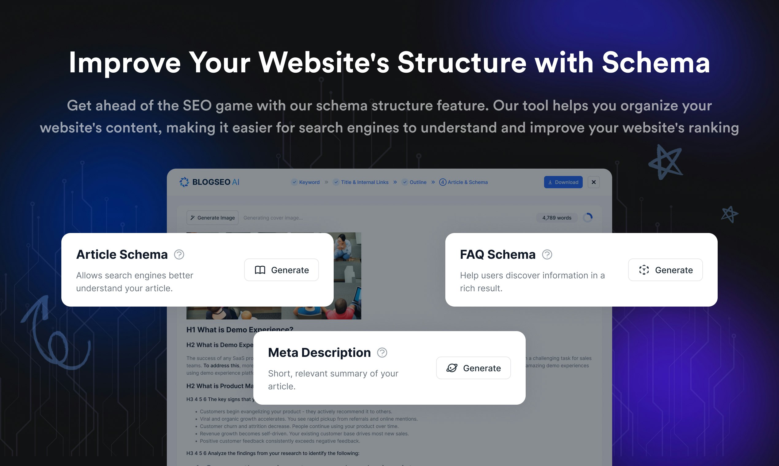 Blogseo AI - AI-schrijver om SEO-vriendelijke lange-vorminhoud te maken media 4