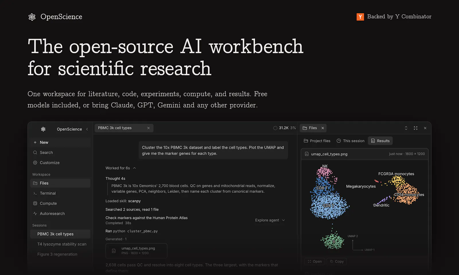 OpenScience screenshot 2