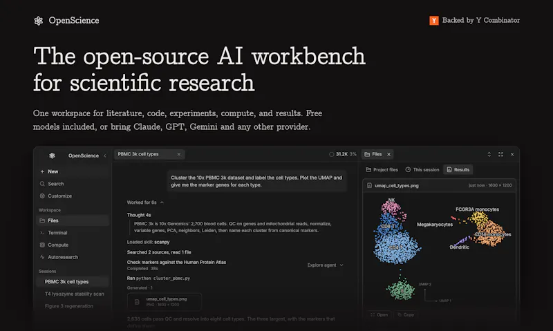 OpenScience screenshot 2