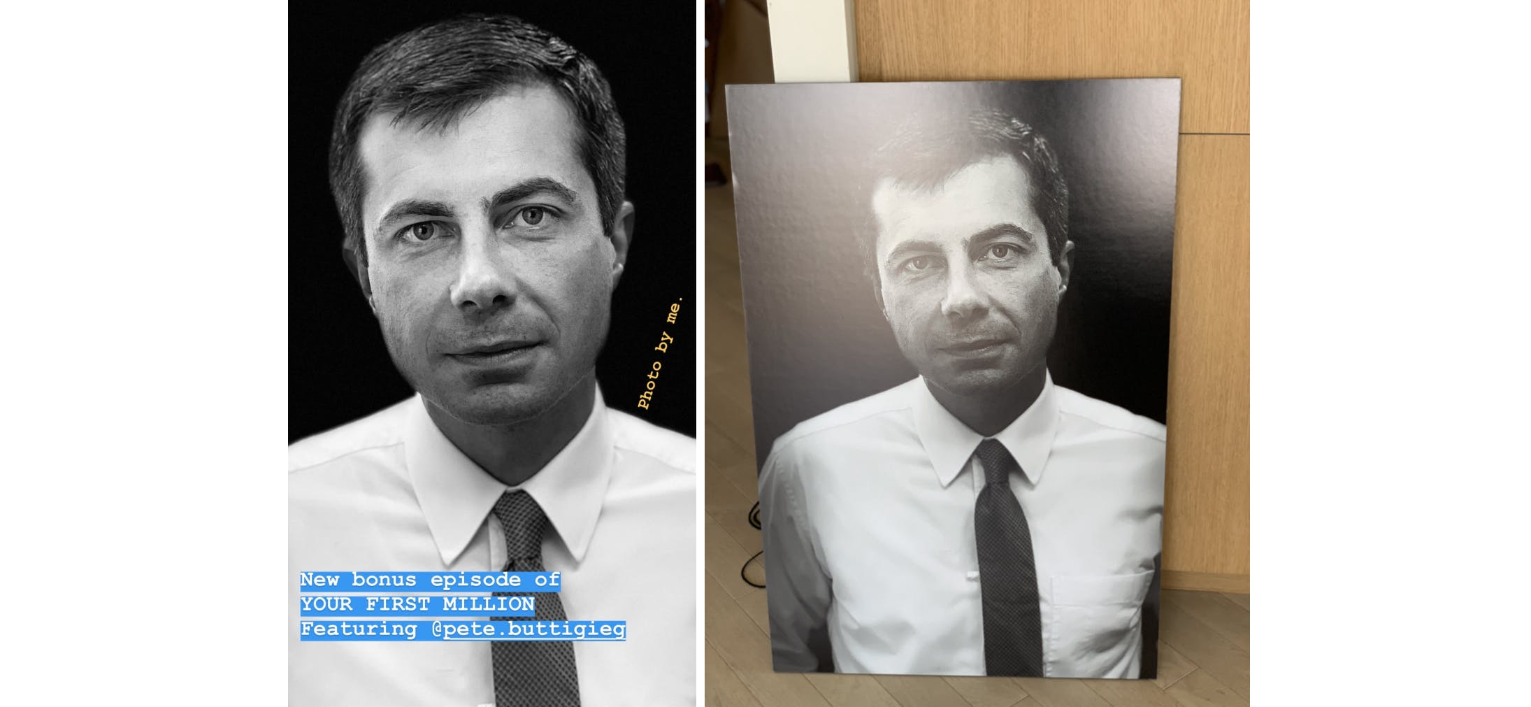 iPhoneX Portrait > Stage Light Mono / subject: Pete Buttigieg / by Arlan Hamilton