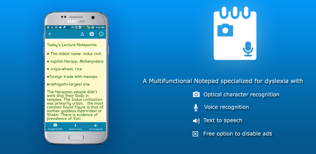 Smartynote : A multifuntional notepad for dyslexia gallery image