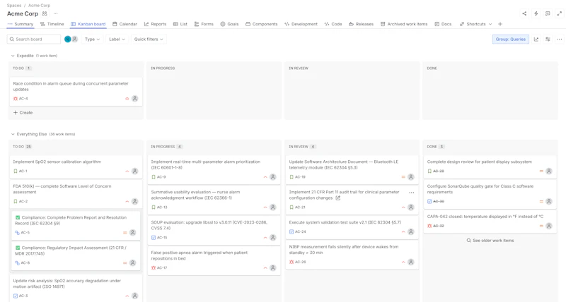 MedTech Compliance Tracker screenshot 3