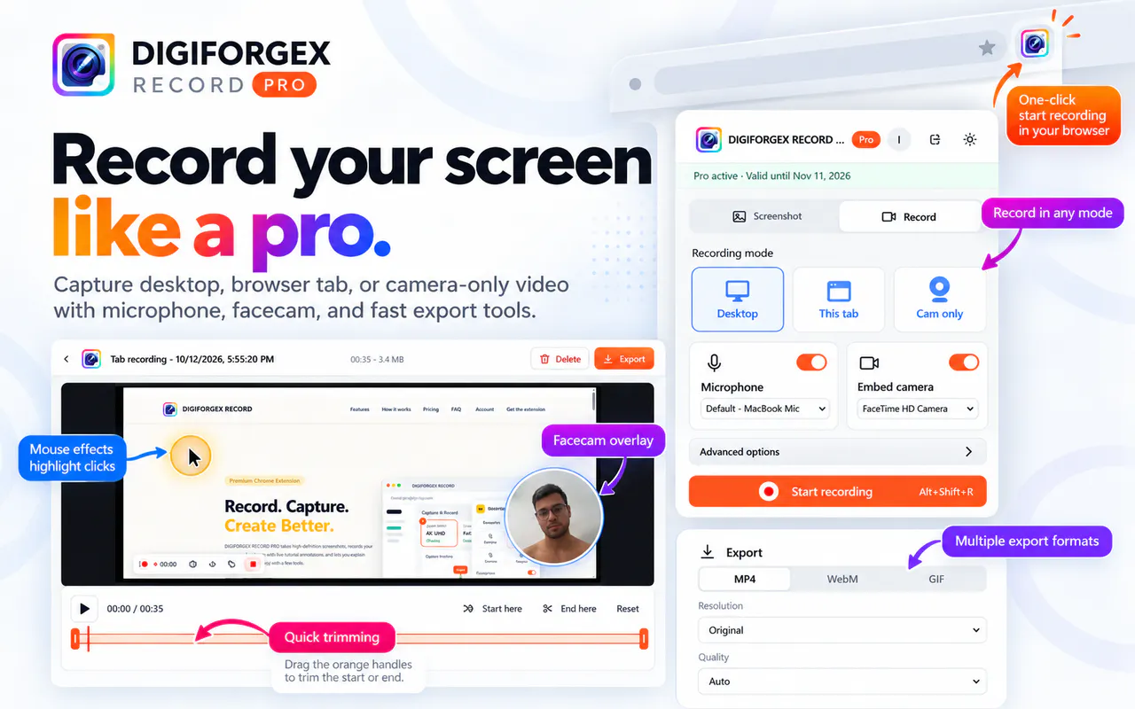 DIGIFORGEX RECORD PRO gallery image