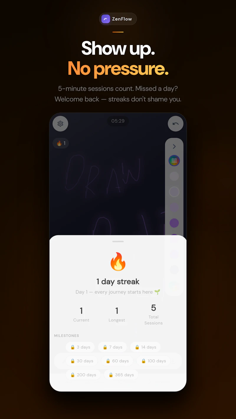 ZenFlow: Draw Without Fear screenshot 3