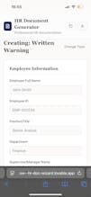 HR Document Generator gallery image