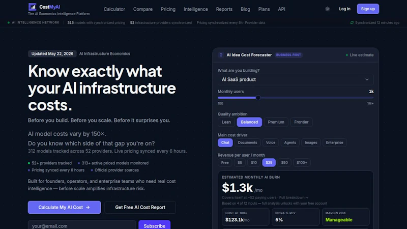 CostMyAI screenshot 1