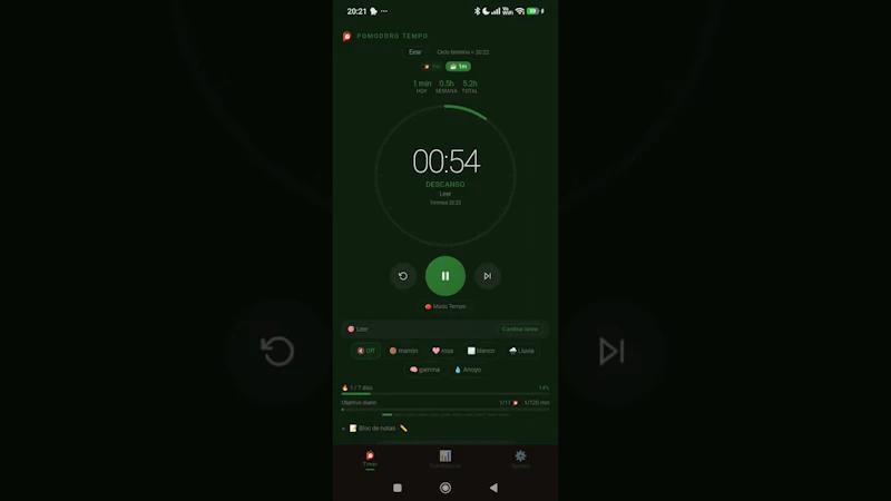 Pomodoro Tempo screenshot 1 (video preview)