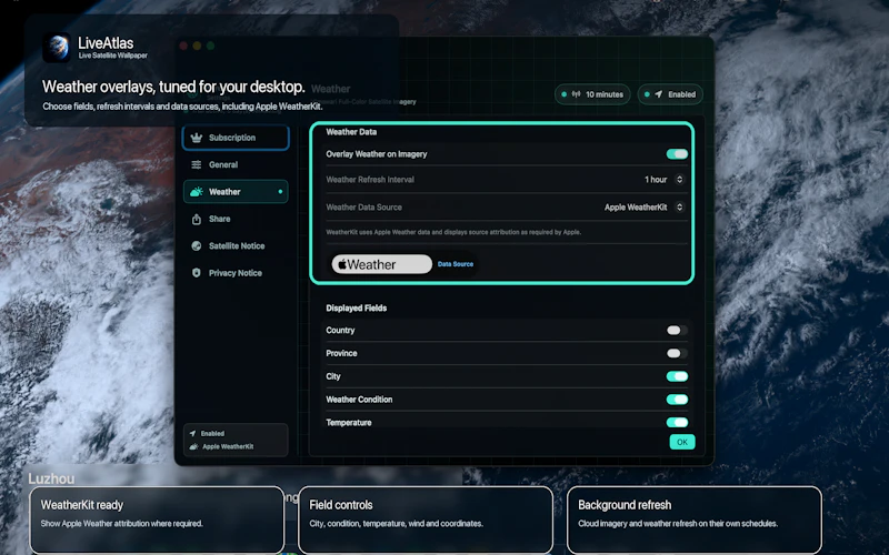 LiveAtlas screenshot 2