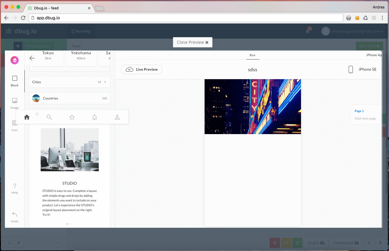 dbug.io gallery image