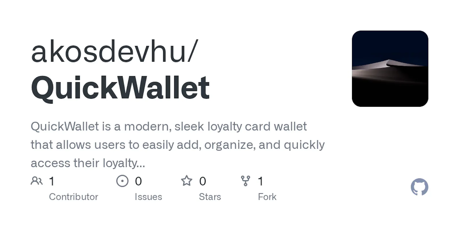 QuickWallet screenshot 1