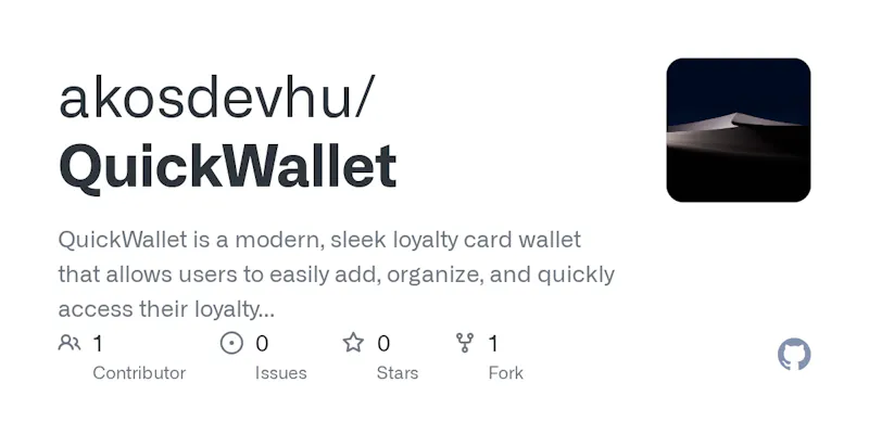 QuickWallet screenshot 1