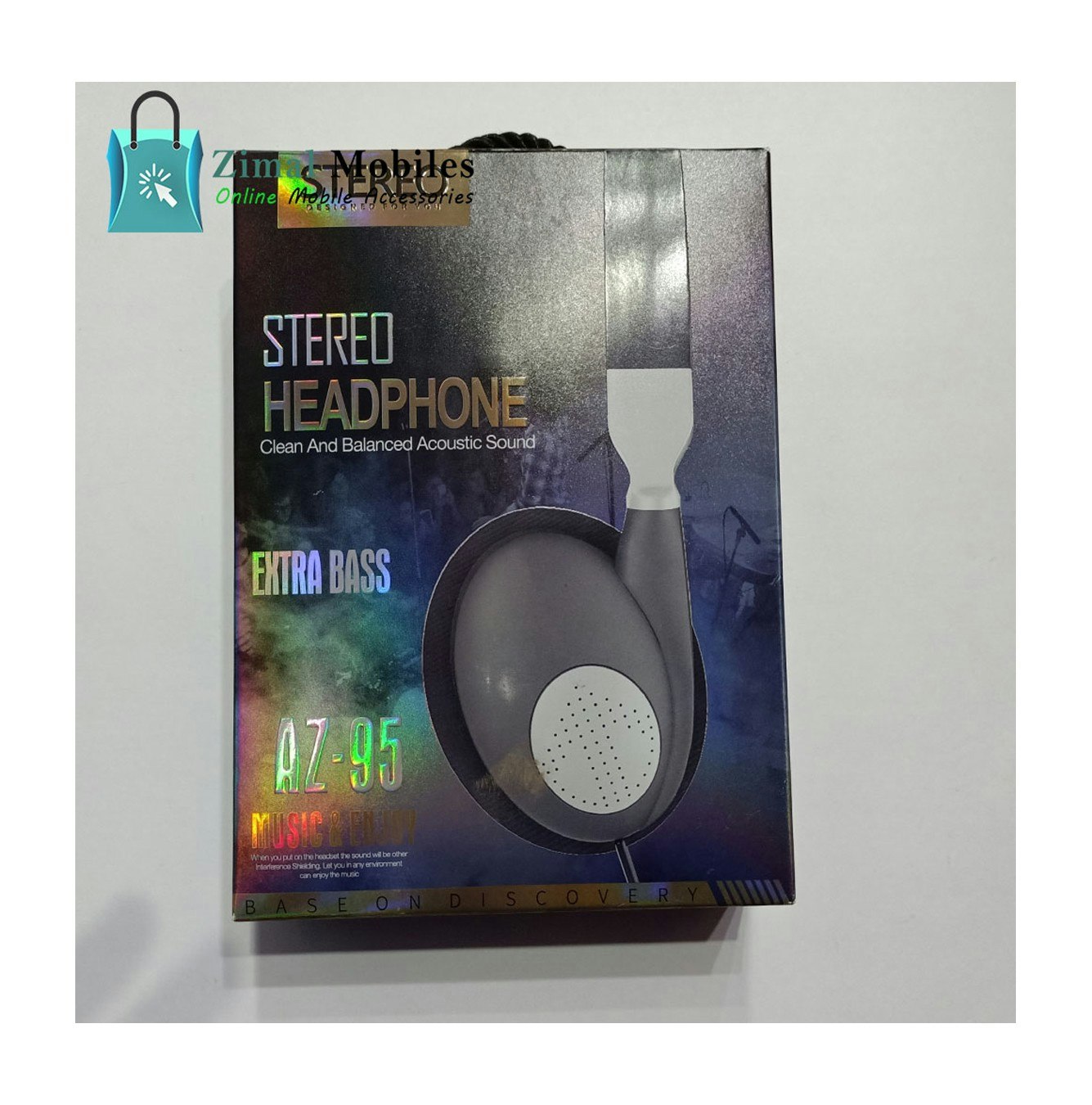 Auriculares estéreo Bass extra AZ-95 - Auriculares estéreo Bass extra AZ-95, auriculares, auriculares media 2